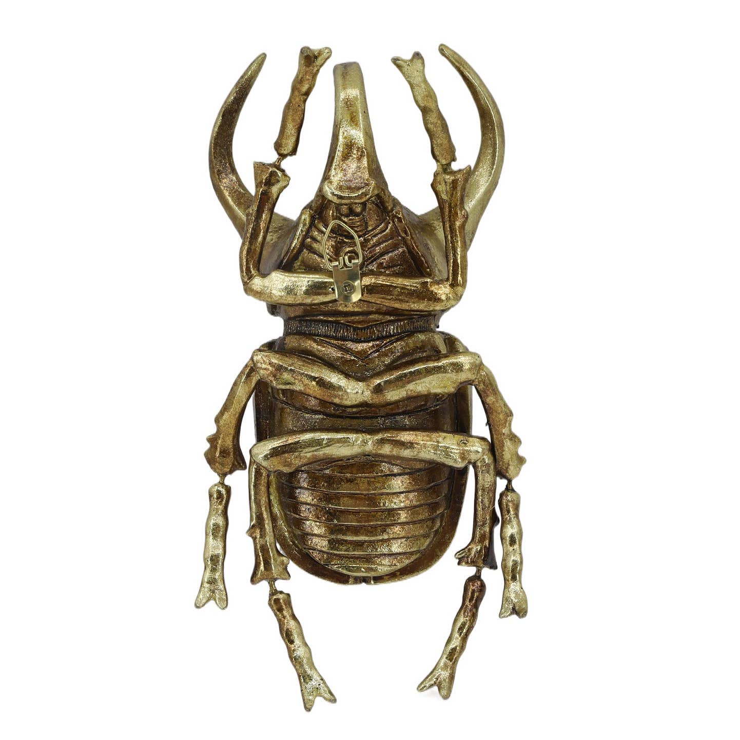 Modern World by Contrast Inc. - Gold Rhino Beetle Wall Décor (Small Version)