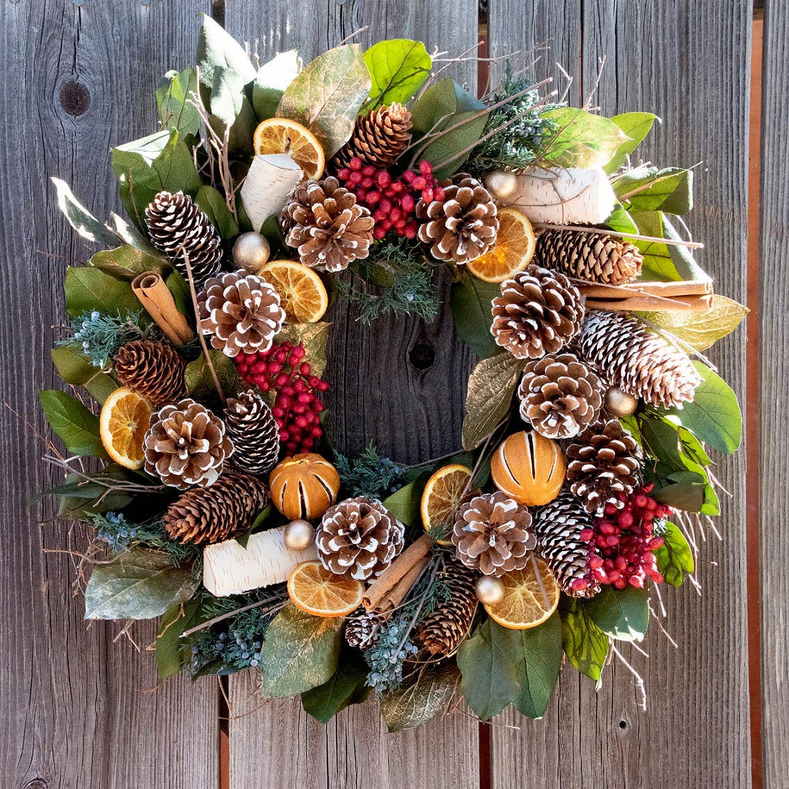 Andaluca - Cinnamon Orange & Pinecone
 Wreath