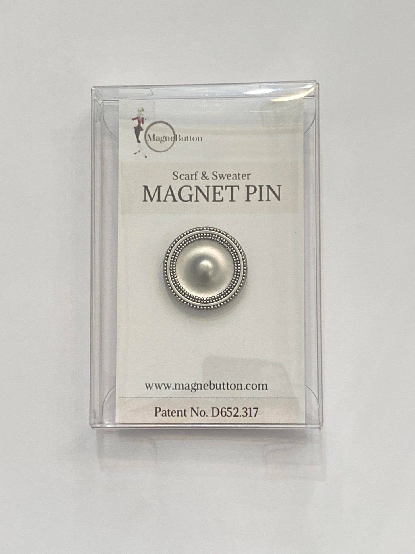 MagneButton - Antique GOLD Clear Rhinestone Cluster Pin Set