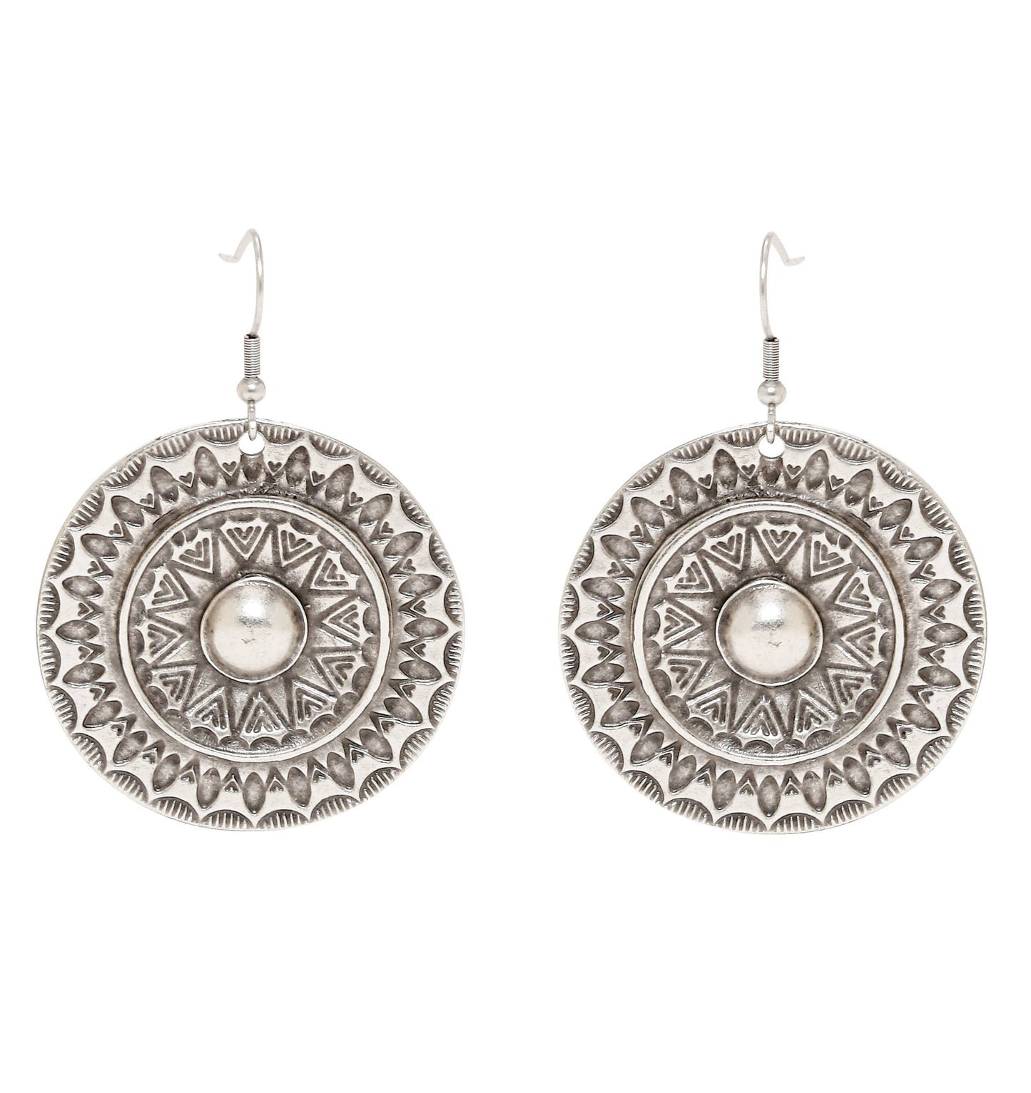 Chanour - Handmade Pewter Earring - 4655