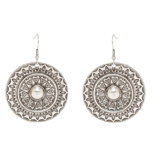 Chanour - Handmade Pewter Earring - 4655