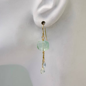 a.v. max - Semi Precious Dangle Earrings: Berry