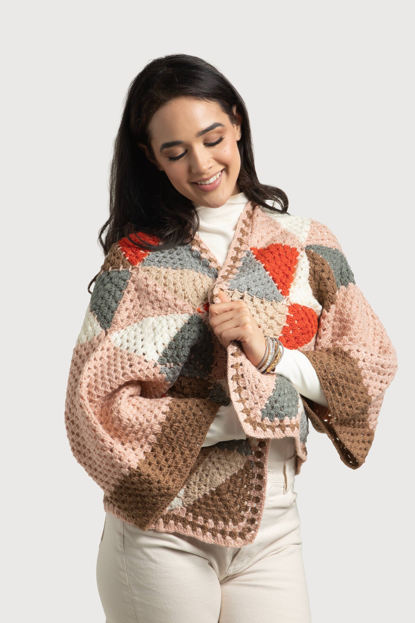 SAACHI - Hand Crochet Short Jacket