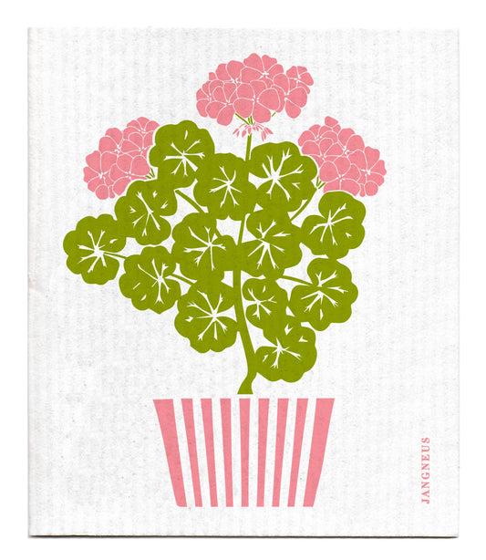 Jangneus - Swedish Dishcloth - Geranium - Blush Pink