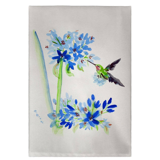 Betsy Drake Interiors - And Blue Flowers Guest Towel