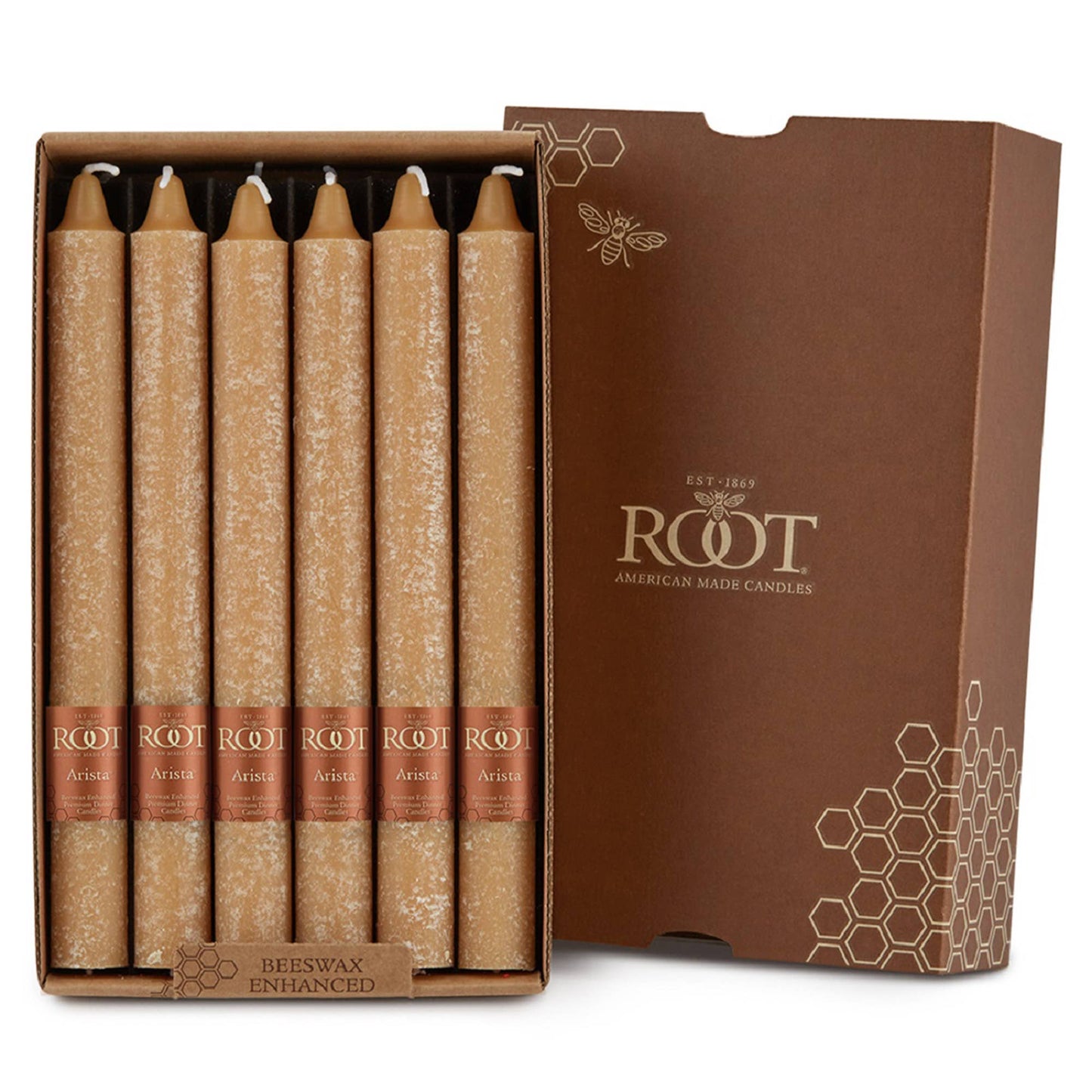 ROOT Candles - ROOT Timberline Arista Candles Box Of 12: Abyss / 12 inch