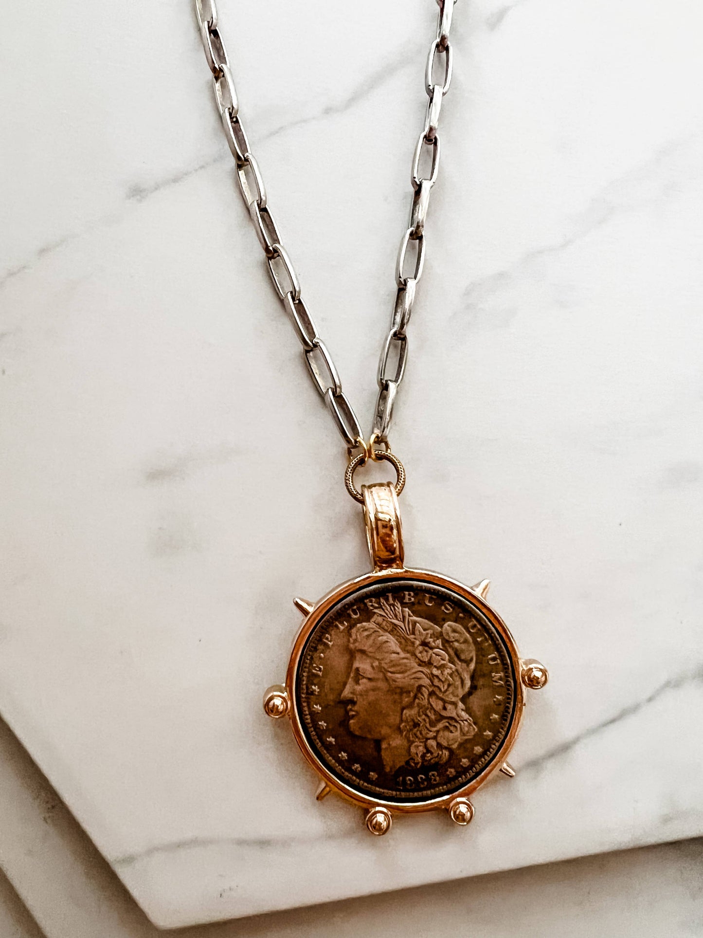 Grace Girl Beads - Artifact Necklace: Victory Medal