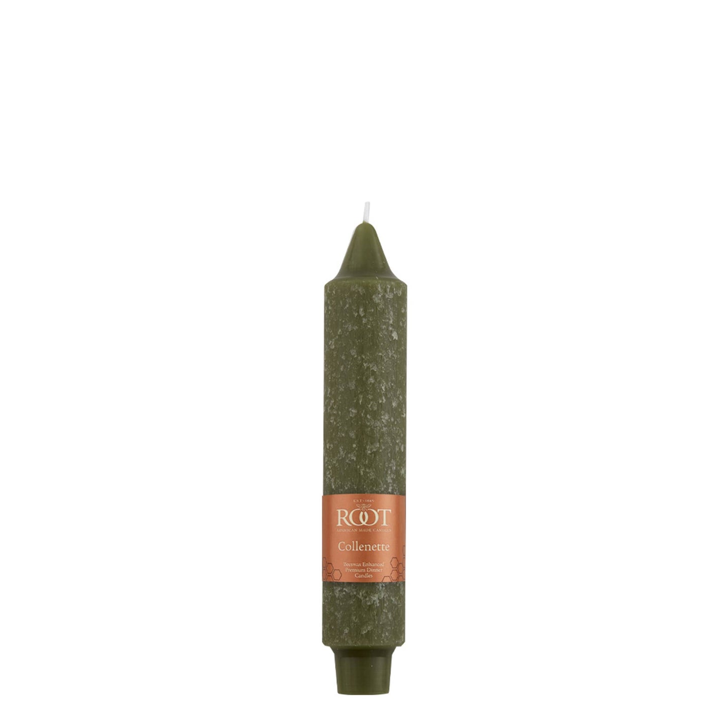 ROOT Candles - ROOT Timberline Collenette Taper Candles: Ivory / 7 inch