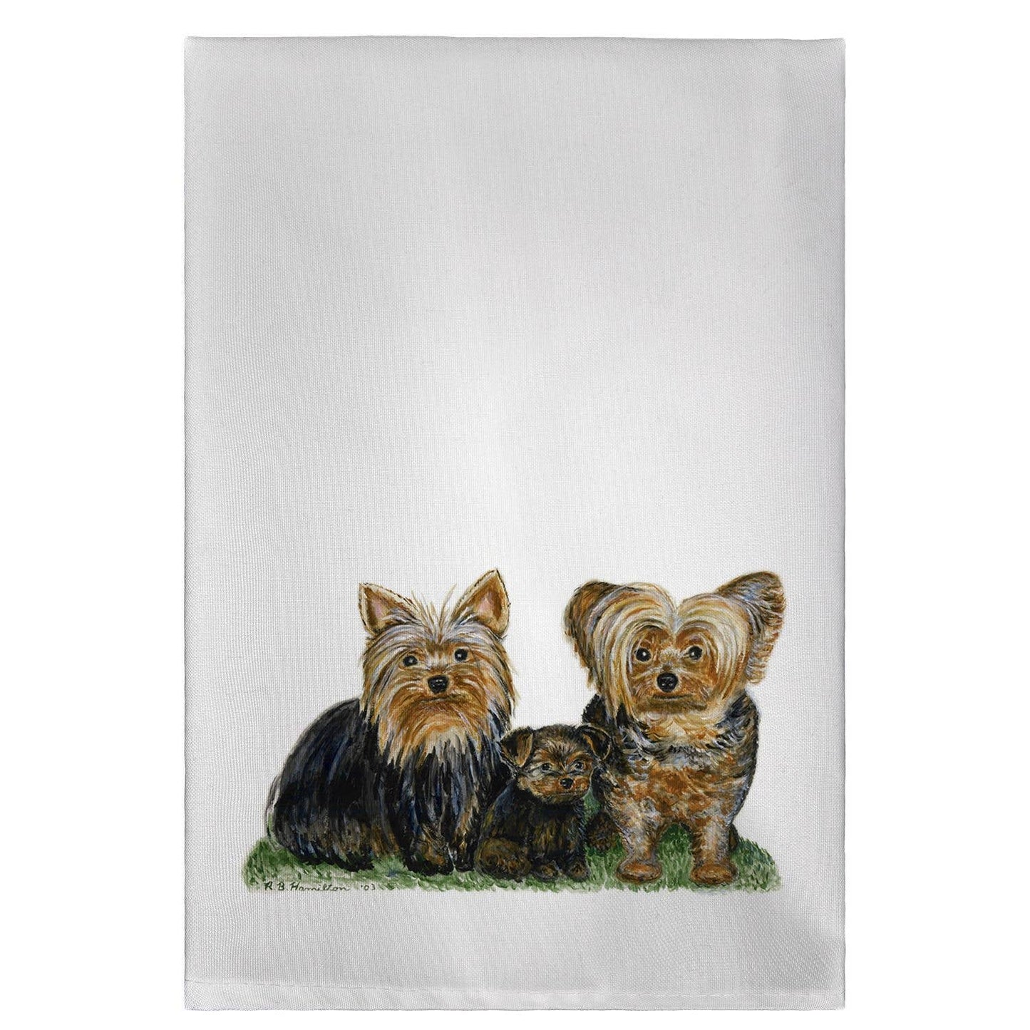 Betsy Drake Interiors - Yorkies Guest Towel