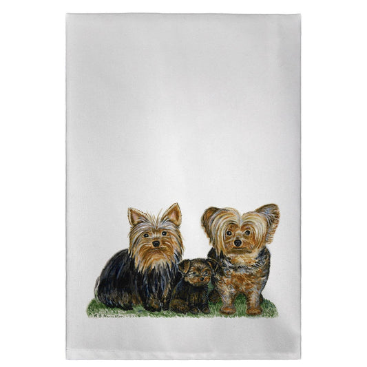 Betsy Drake Interiors - Yorkies Guest Towel