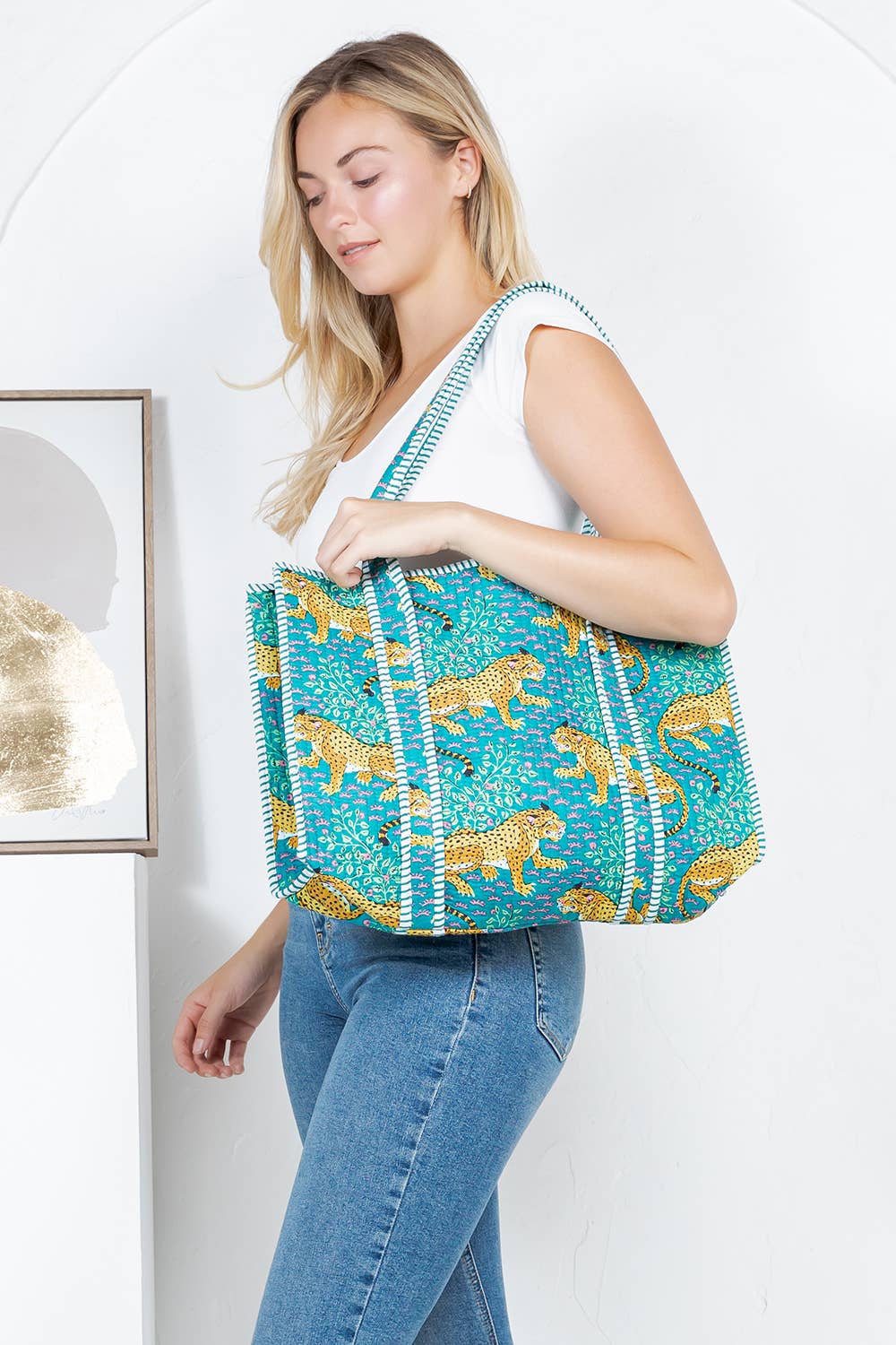 LA Soul - Reversible Quilted Cotton Tote Bag (BG-31)