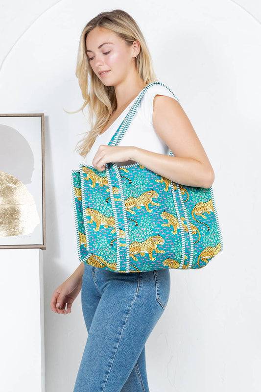 LA Soul - Reversible Quilted Cotton Tote Bag (BG-31)