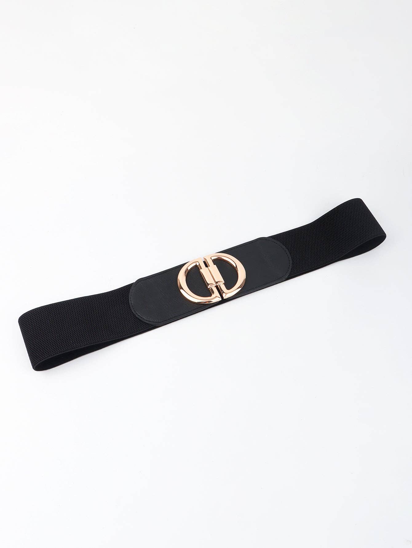 Kustom Kreations Goods - D Buckle Elastic Belt: Chestnut / One Size