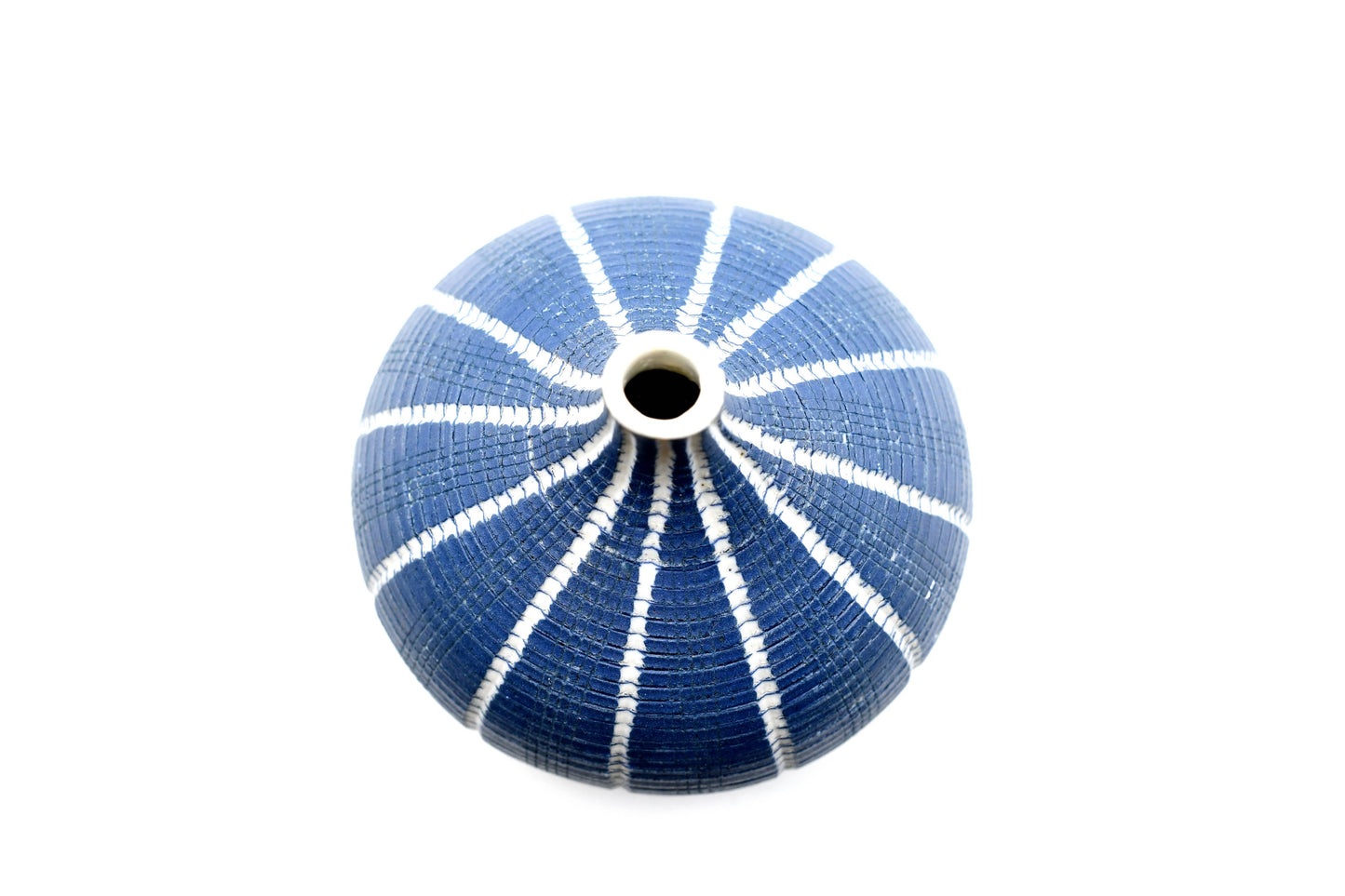 Art Floral Trading LLC - 192W22BLUE CONGO TINY S - WO 22 BLUE Porcelain bud vase