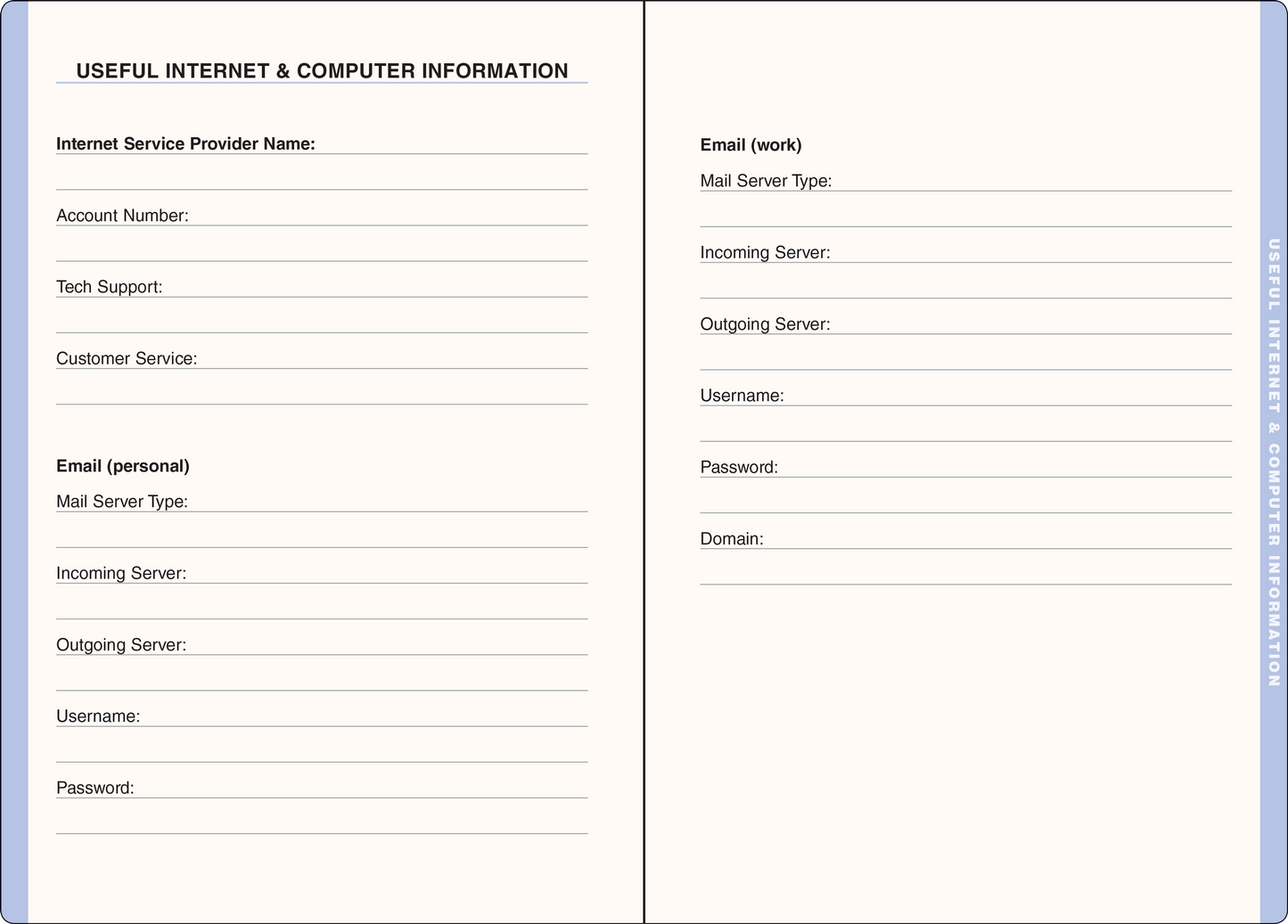 Peter Pauper Press - Wildflower Garden Large Internet Address & Password Logbook