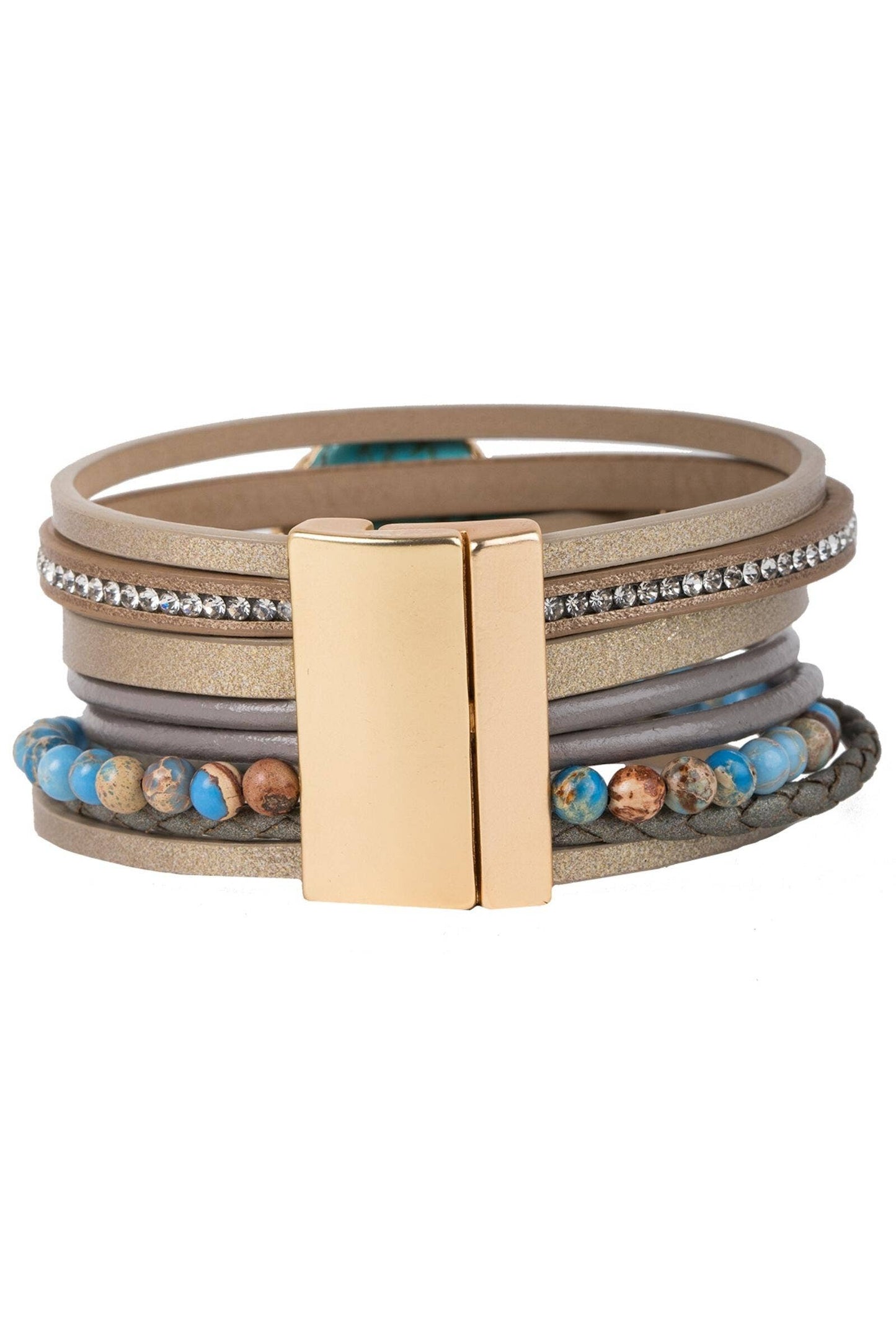 SAACHI - Soraya Natural Turquoise Stone Bracelet