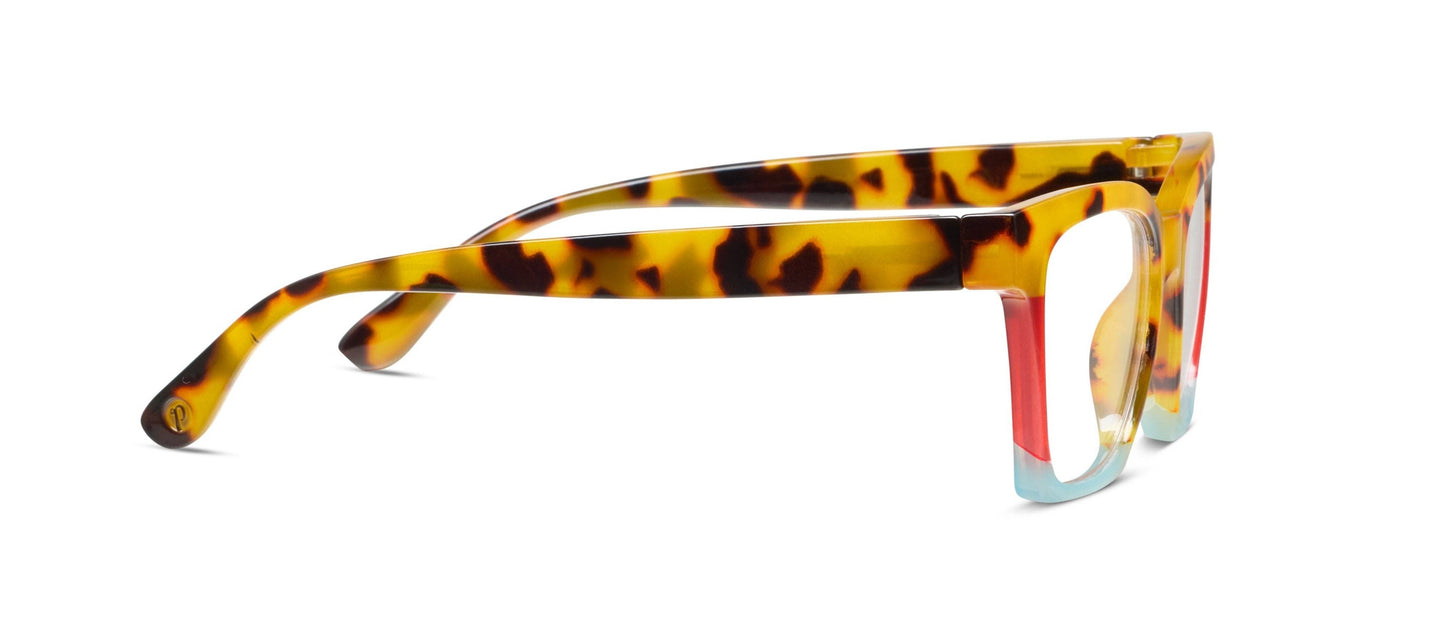 Peepers - Birdie (Blue Light): Peepfetti Tortoise Colorblock / Reading / 2.75