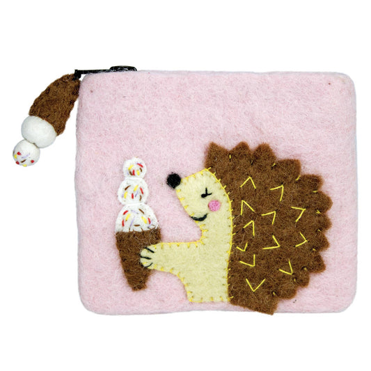 dZi Handmade - Hungry Hedgehog Coin Purse