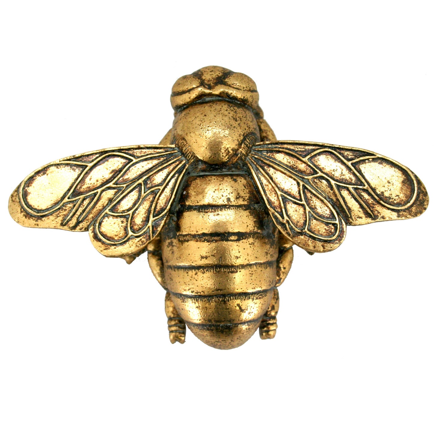 Modern World by Contrast Inc. - Gold Bee Wall Decor