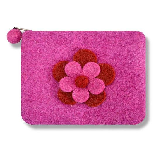 BNB Crafts Inc. - Two Layer Flower Coin Purses: Pink