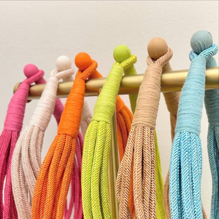 TWO FORTY TWO - "Original" Slub 8-Strand Necklace (citrus) NK182