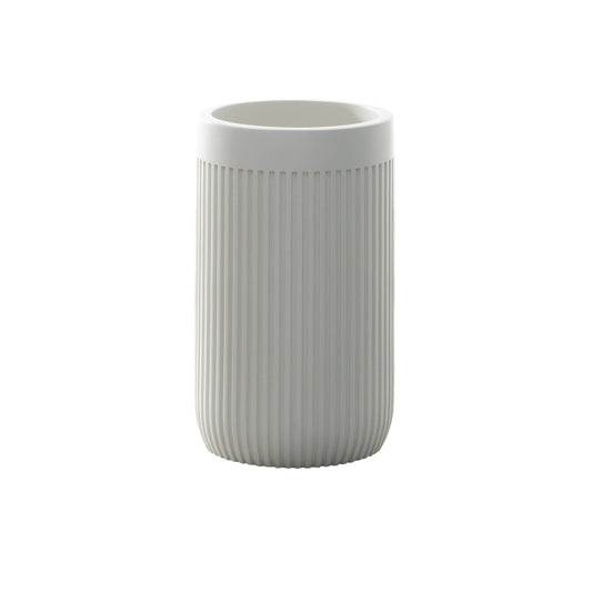 Moda at Home Enterprises, Ltd - Corbett Tumbler Resin: White