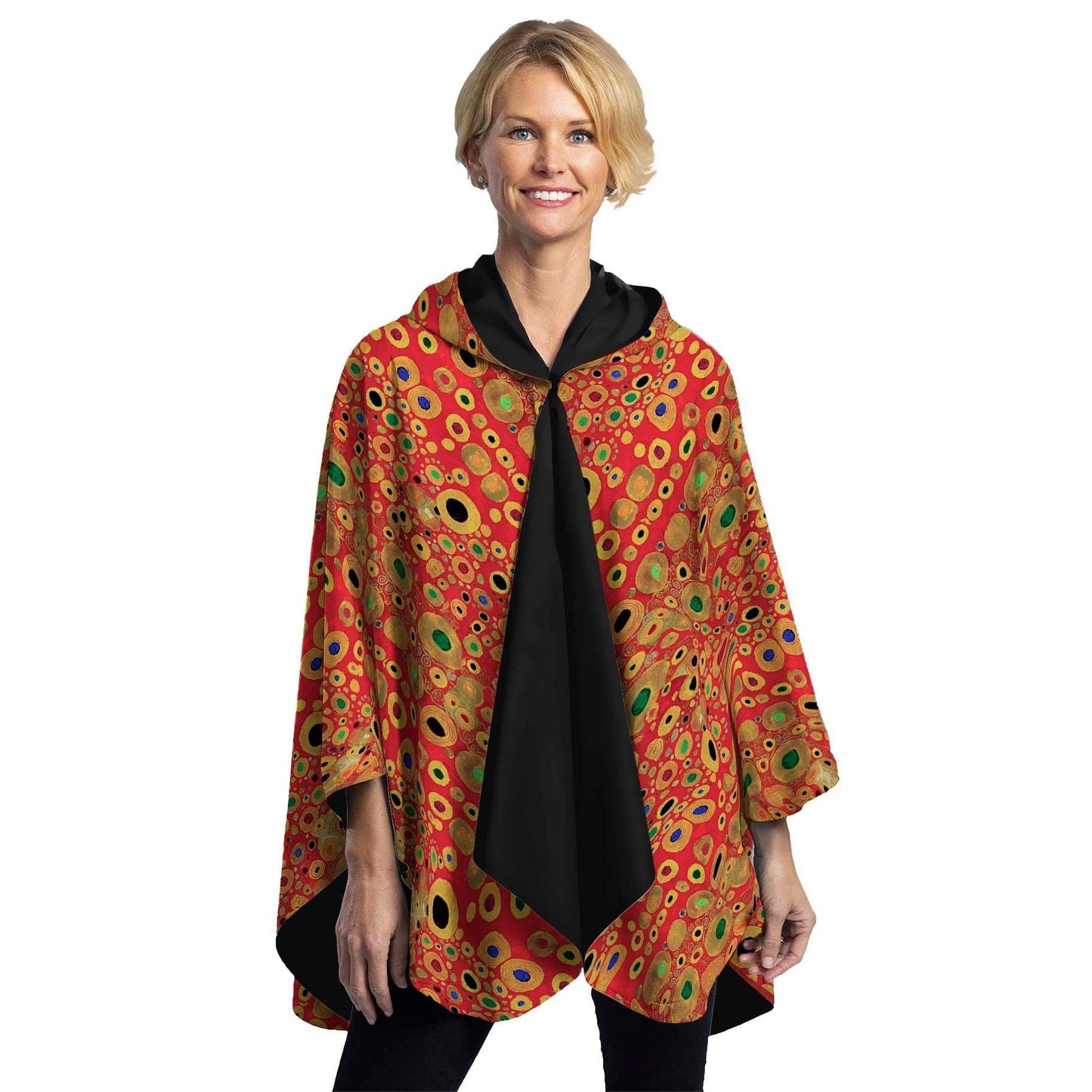 RainCaper - Klimt Hope II Womens Rain Cape - Rainproof Breathable Rain Poncho