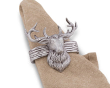 Load image into Gallery viewer, Arthur Court - Elk Head Napkin Rings