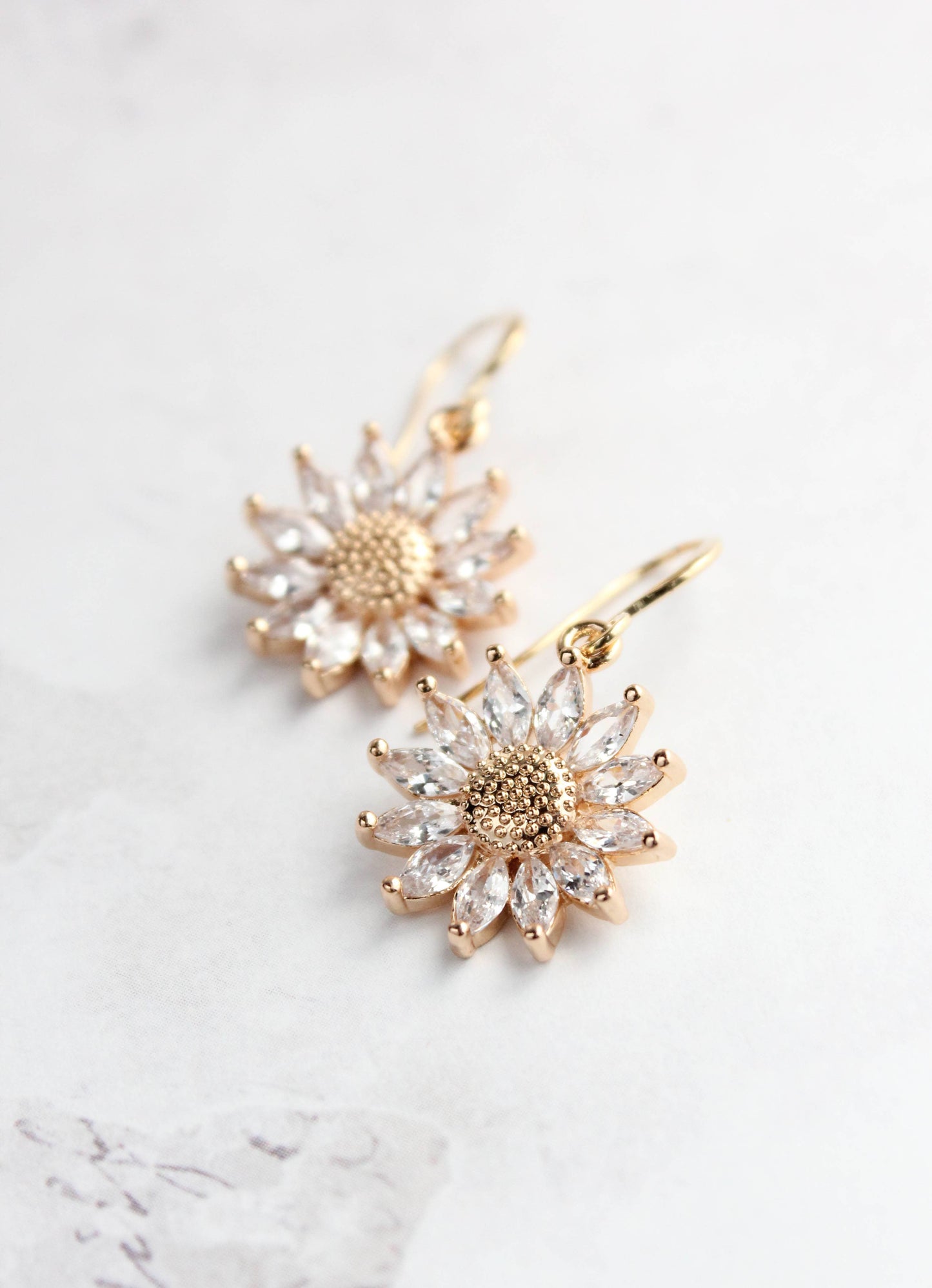 A Pocket of Posies - Sunflower Earring | Sparkling Glass Earrings