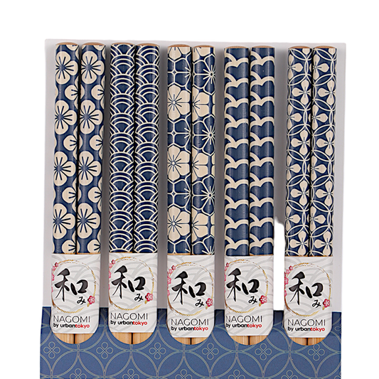 Urban Tokyo - 5 Piece Chopsticks Set Patterns