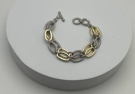 My Best Kept Jewelry - Double Link Classic Toggle Bracelet
