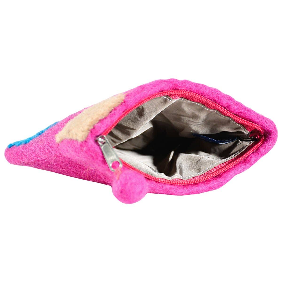 BNB Crafts Inc. - Hedgehog and Flower Coin Purse: Blue