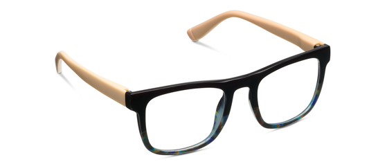Peepers - Hall (Blue Light): Black/Cobalt Tortoise / Reading / 1.25