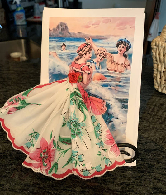 MOMENTS IN THYME - Summer Fun Keepsake Hanky Card