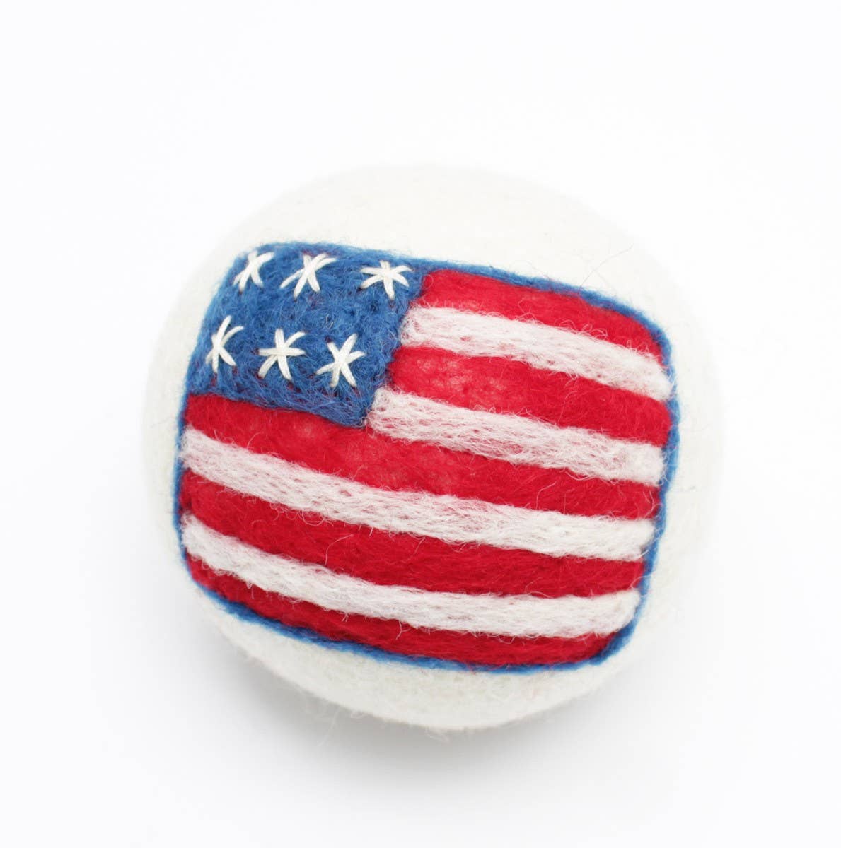 Ethical Global - Flags: (USA, CO, TX, AZ) Eco Wool Dryer Balls: USA