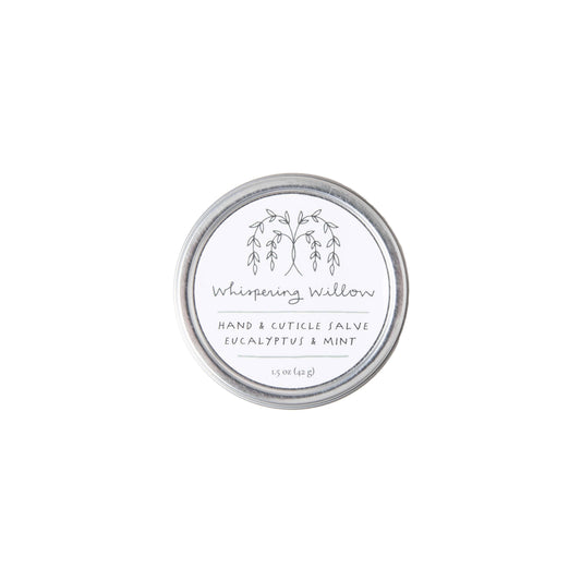 Whispering Willow - Hand & Cuticle Salve - Eucalyptus & Mint