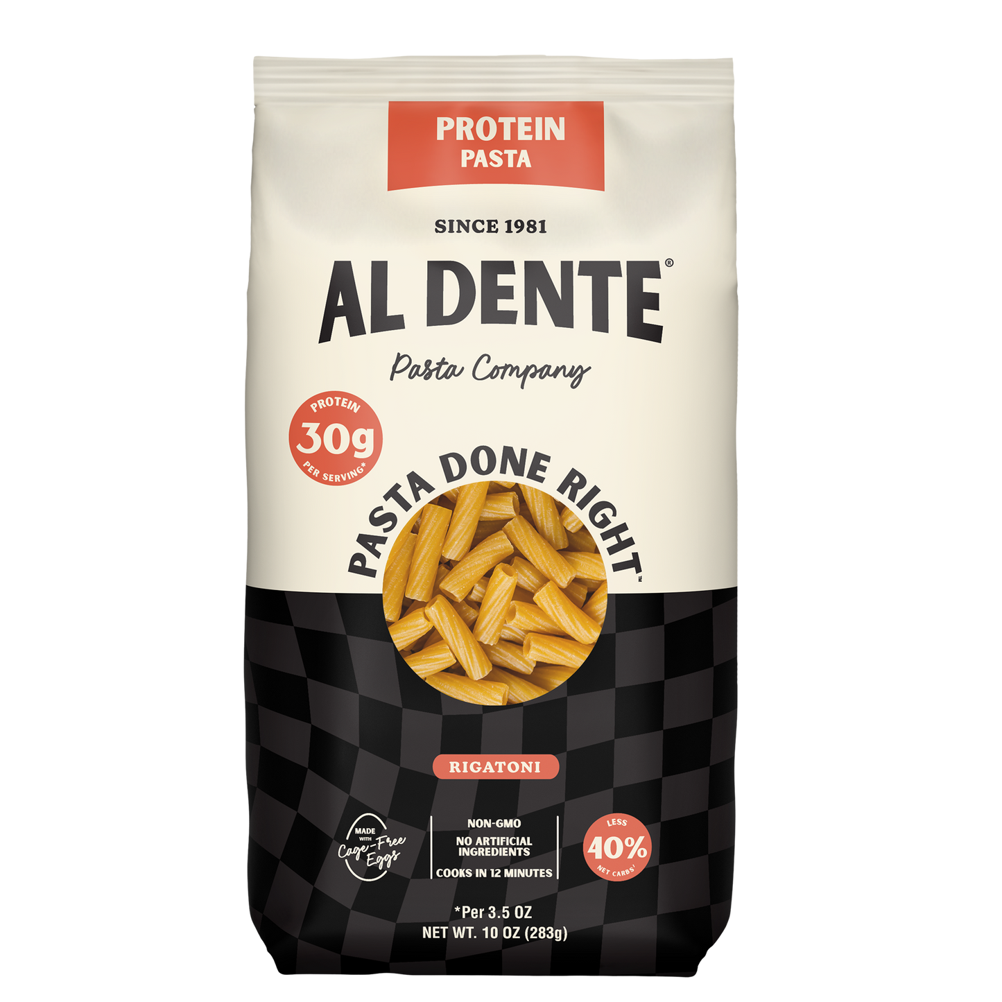 Al Dente Pasta - Protein Rigatoni