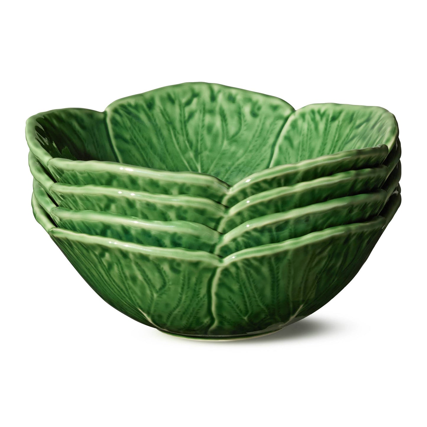 Certified International - Le Jardin Cabbage 3-D Cereal Bowl 7x7x2.5 16 oz