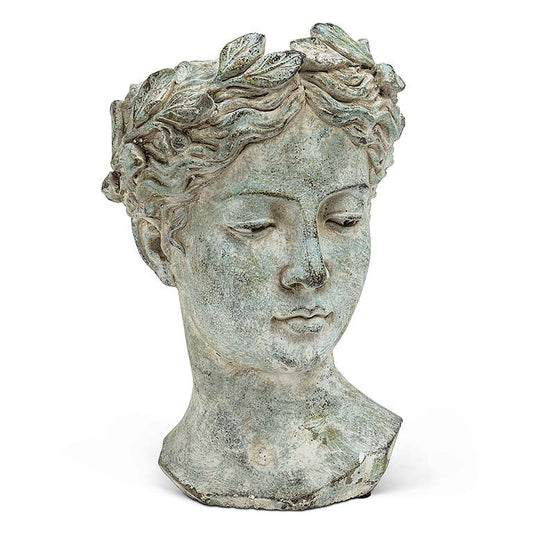 Abbott - Large Woman Head Planter - 10"H