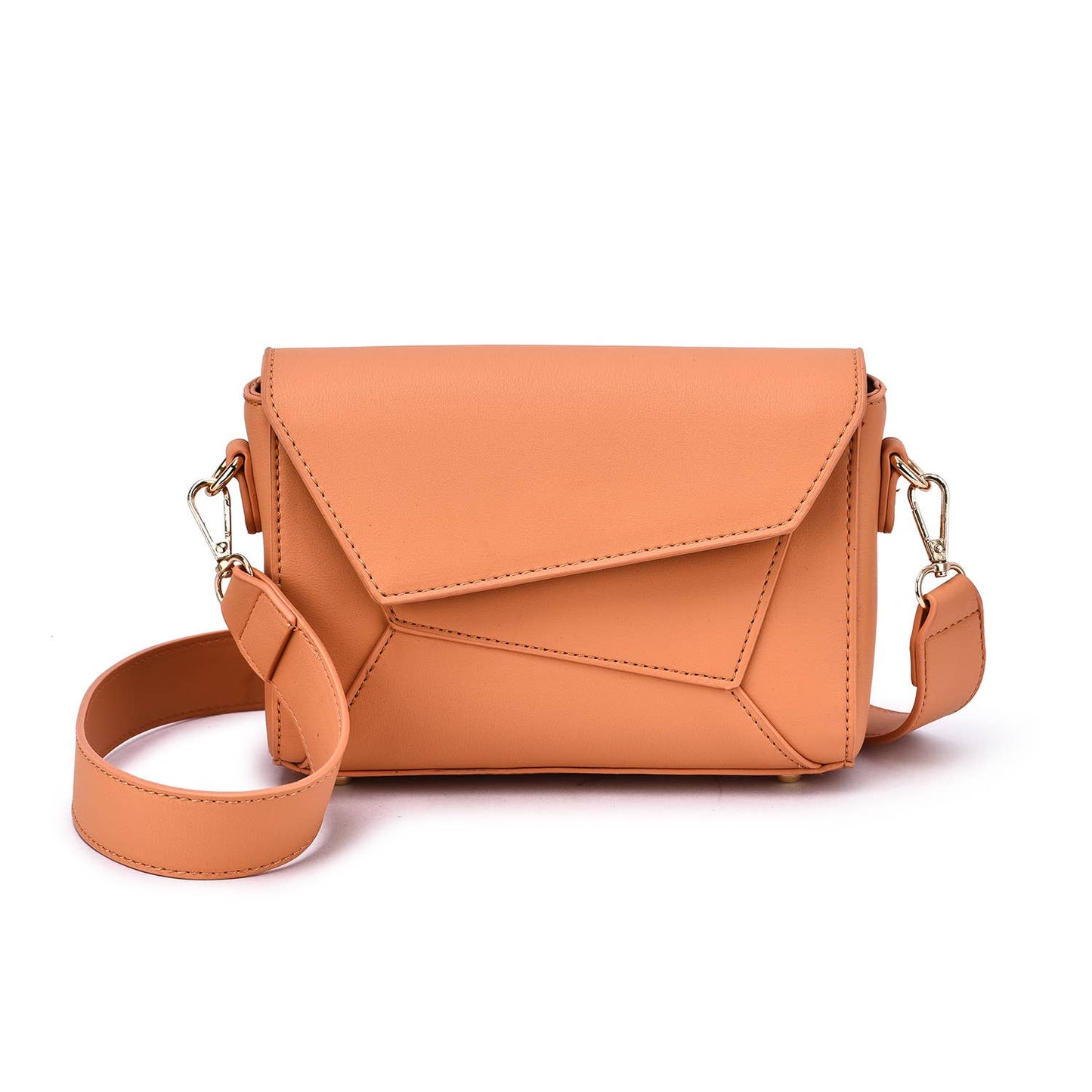 Mellow World - Sylvie Tonal Structured Flap Crossbody: Multi Black