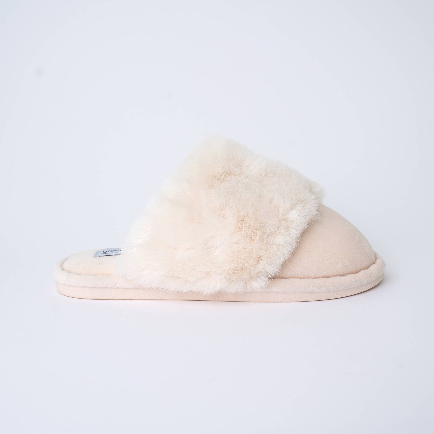 Faceplant Dreams - Faceplant Furry Slippers: Ivory / Medium