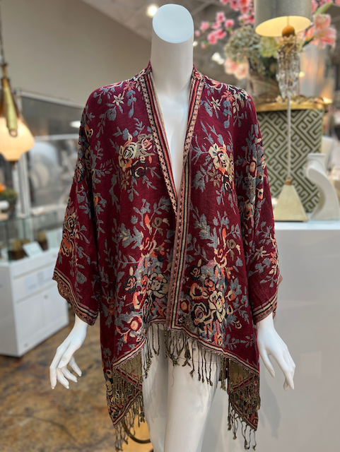 Pretty Persuasions - CP23148 London Chic Kimono Wrap: 03 Navy