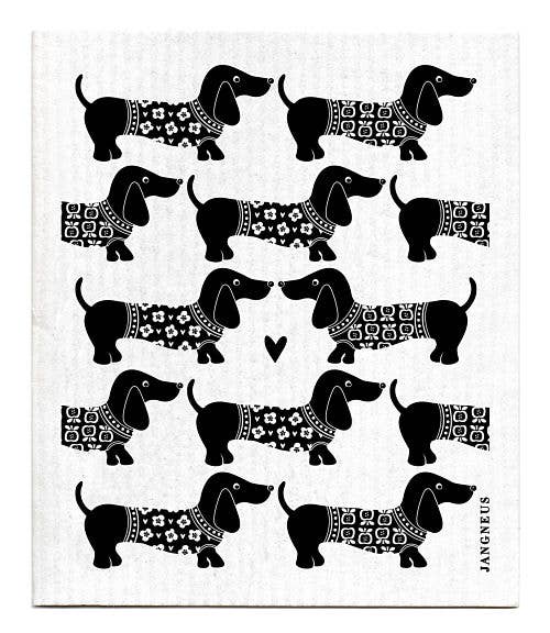 Jangneus - Swedish Dishcloth - Dax - Black