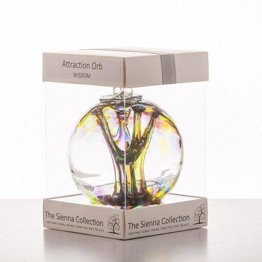 Sienna Glass - 10cm Attraction Orb - Wisdom