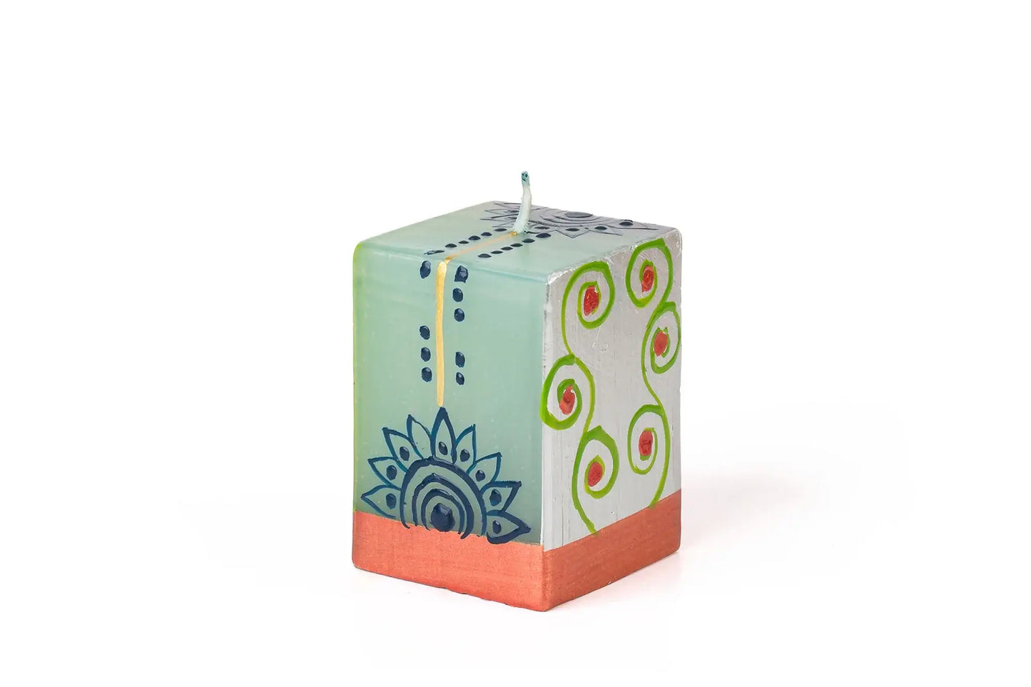 Thumbprint Artifacts - Sari Candles - NEW!!: Pillar 3” x 8” (100 hour burn time)