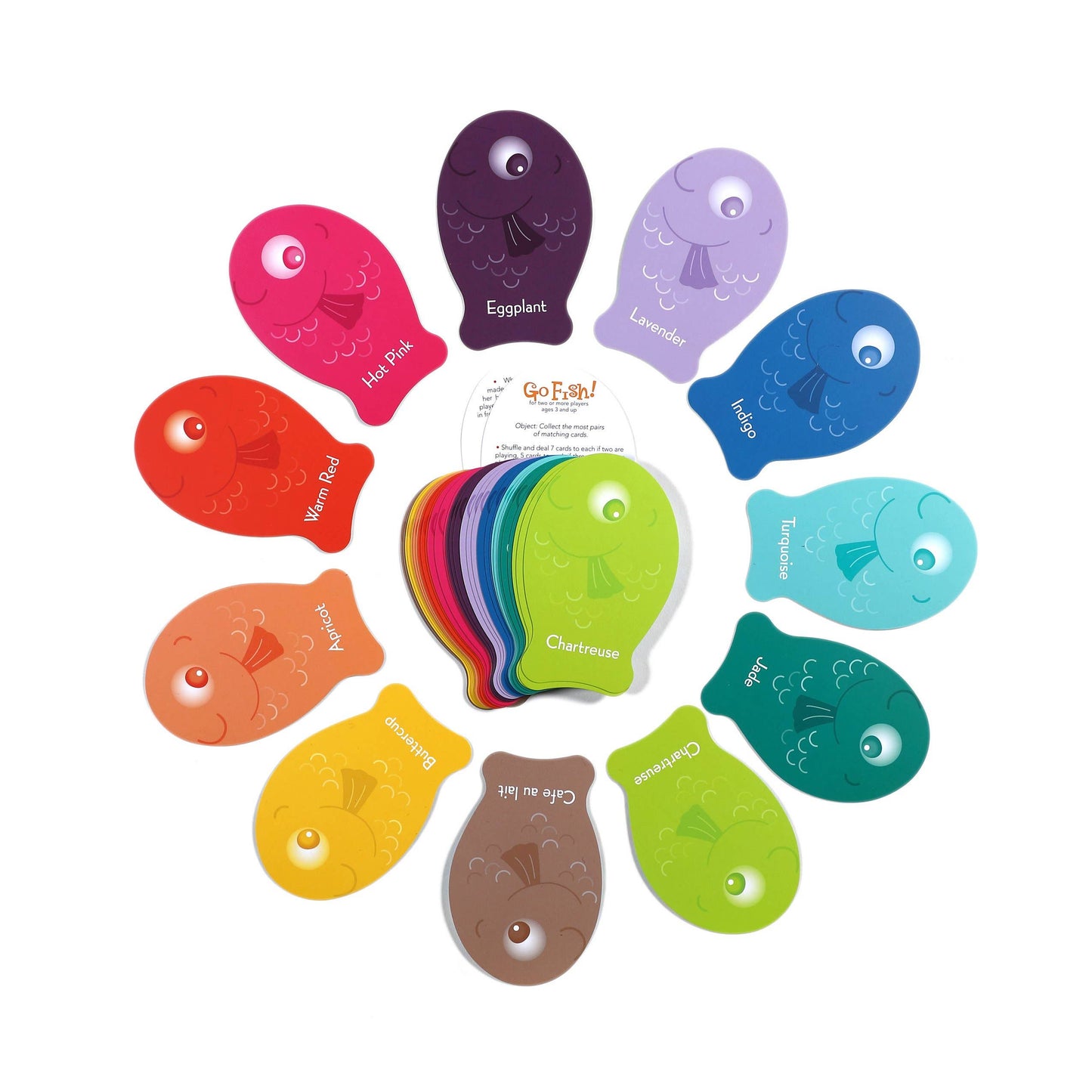 eeBoo - Color Go Fish Playing Cards