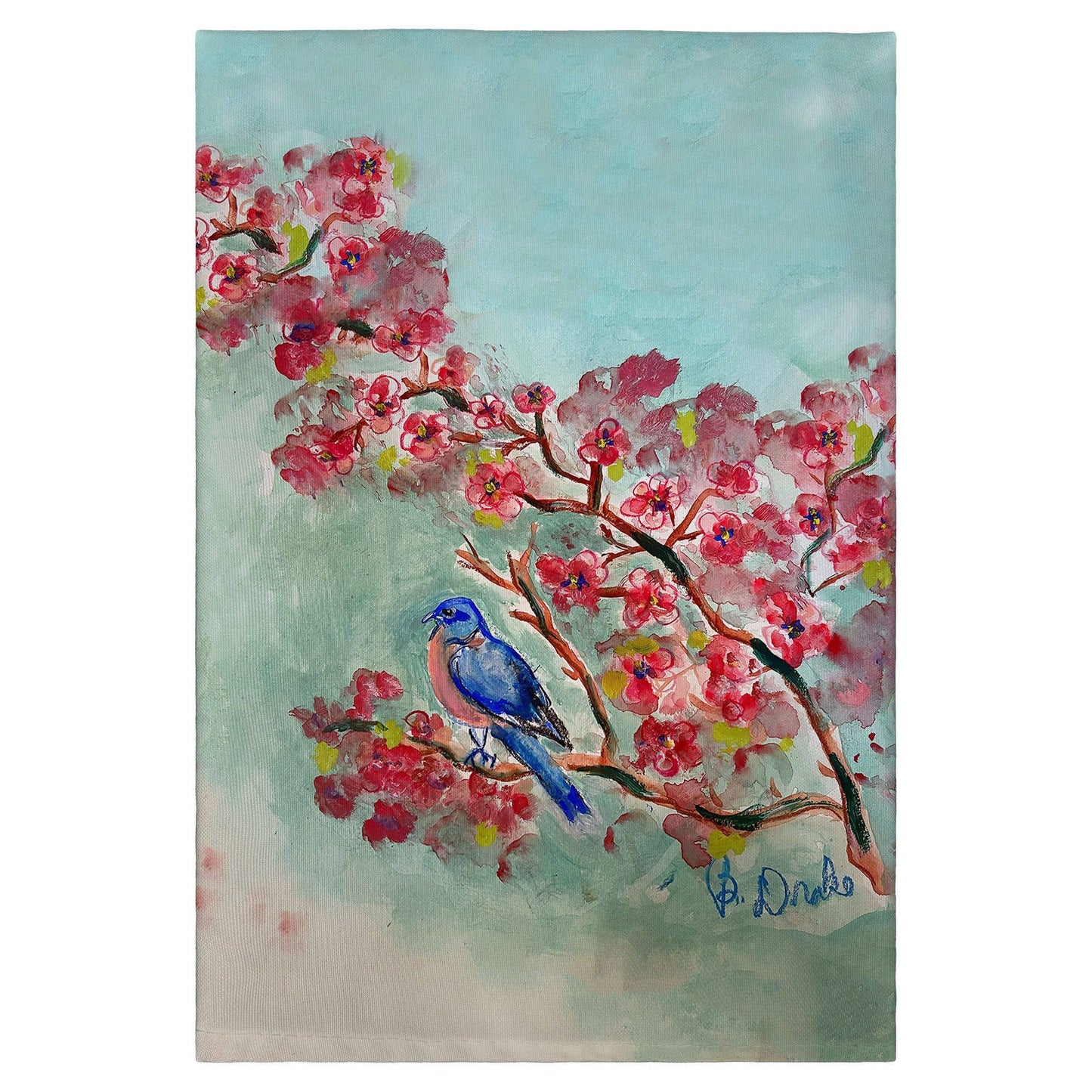 Betsy Drake Interiors - Cherry Blossoms Guest Towel
