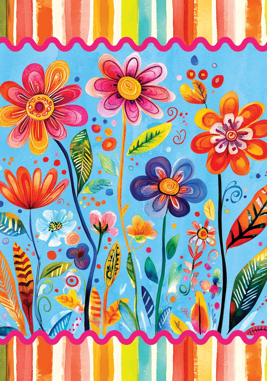 Custom Decor - Funky Flowers-FM