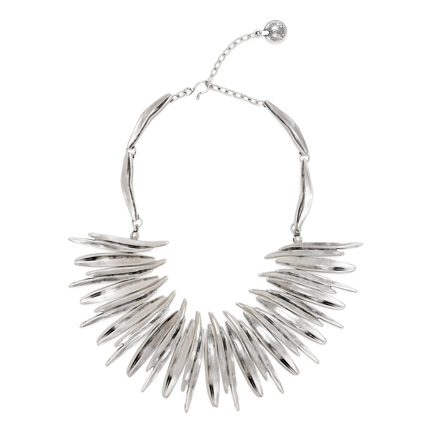 Chanour - Handmade Fire Pewter Necklace - 1549