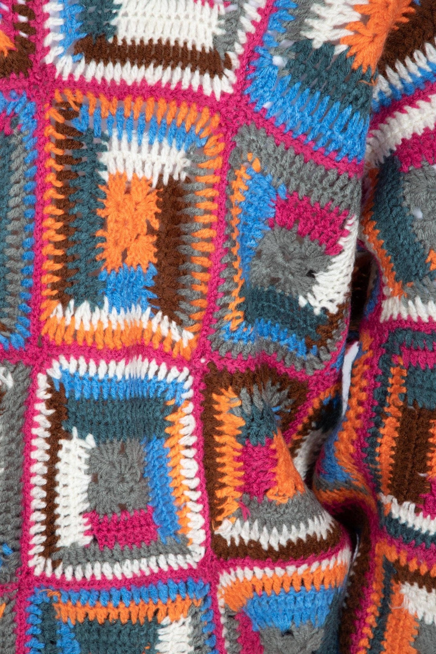 SAACHI - Marrakesh Crochet Short Jacket: Blue Combo